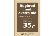 Tekstplakat, Med baggrund