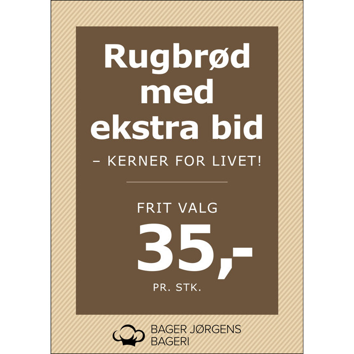 Tekstplakat, Med baggrund